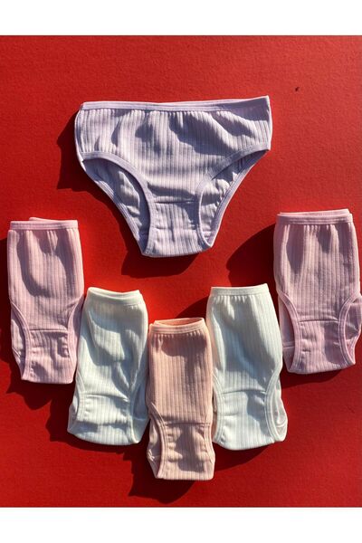 VicTroy Chiloți triunghi pentru fete din bumbac 6 bucăți Raportat 34v19