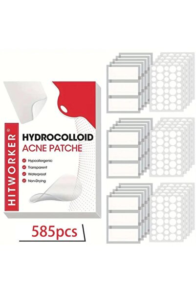 Choice ٥٨٥ قطعة من لصقات حب الشباب الغروية ٥٨٥/٣٩٠/١٩٥ - تغطي حب الشباب والشو...