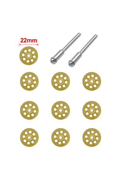 Choice مجموعة من 10 شفرات منشار قطع ماسية مقاس 22 مم لأقراص القطع، مناسبة لأد...