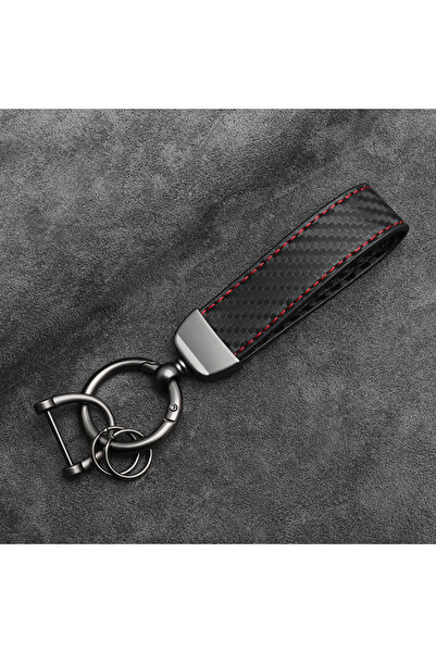 Choice Type B Carbon fiber Rope Car Keychain Men Women Luxury Key Chain Holde...