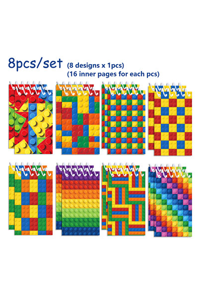 Choice 8 قطع - XQ047، 8/16/24 قطعة، دفتر ملاحظات حلزوني أسود، دفتر مذكرات صغي...