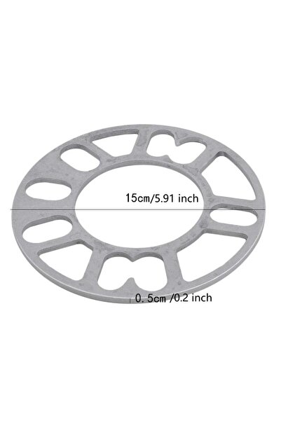 Choice قطعتان 5 مم، قطعتان عالميتان لفاصل عجلة السيارة، لوحة حشوات محول الإطا...