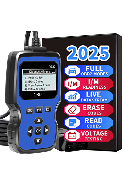 Choice Blue Obd2 Diagnostic Scanner Tool - Engine Fault Code Reader, with Rea...