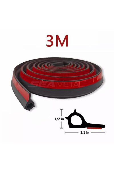Choice 3m BLALION 3/5M Pickup Weather Stripping Truck Tailgate Sealing Strip ...