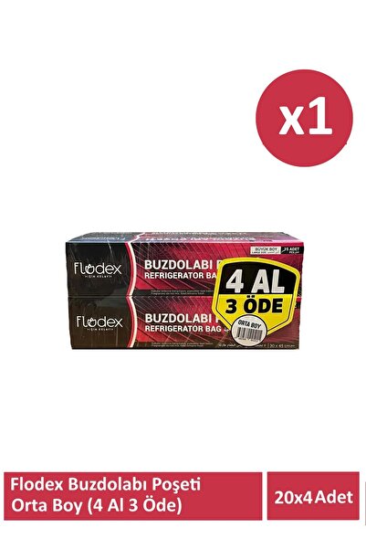 FLODEX ثلاجة Buy 3 Pay - 20 قطعة × 4 (80 قطعة) أكياس