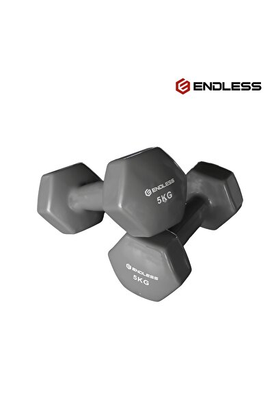 Endless Pair of Vinyl Coated Fixed Dumbbell for Gym Exercises