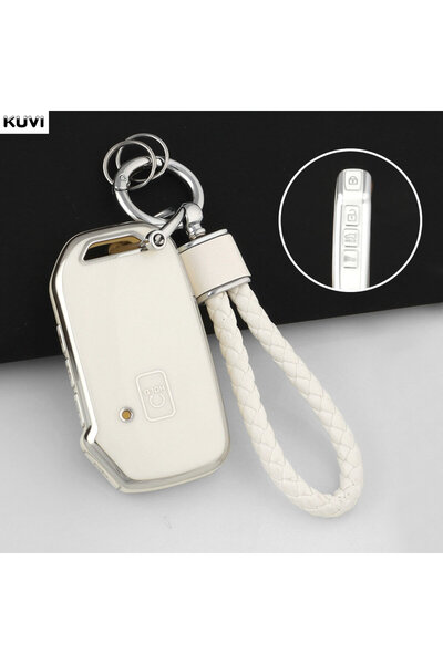 Choice طقم جديد أبيض من مادة TPU لحماية مفاتيح السيارة، غطاء مفتاح السيارة ، ...