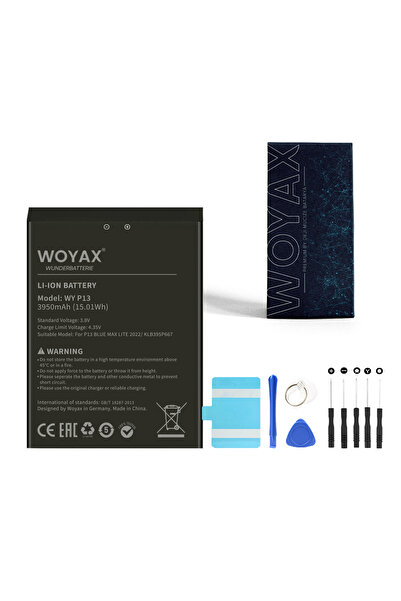 woyax by Deji Reeder P13 Blue Max Lite 2022 / P13 Blue Max (128GB) 2022 Batarya