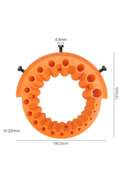 Choice قطعة واحدة برتقالية اللون، أداة شحذ وتلميع رؤوس المثقاب متعددة الأغراض...