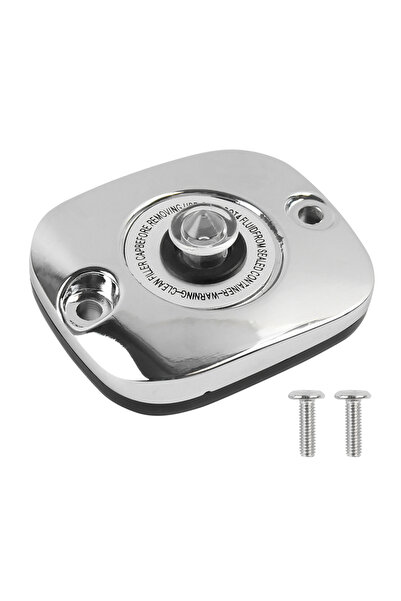 Choice غطاء أسطوانة الفرامل الأمامية الرئيسية من الكروم للدراجات النارية هارل...