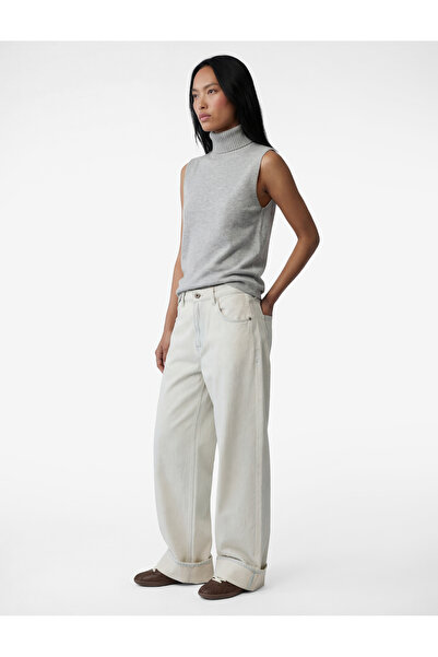Koton Sleeveless Turtleneck Knit Top