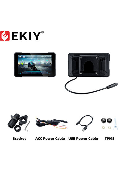 Choice لا يوجد M15-TP EKIY شاشة عرض رقمية محمولة للدراجات النارية مقاس 5 بوصا...