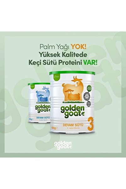 Golden Goat Keçi Bebek Sütü 1 Numara 400 gr 4'lü Paket