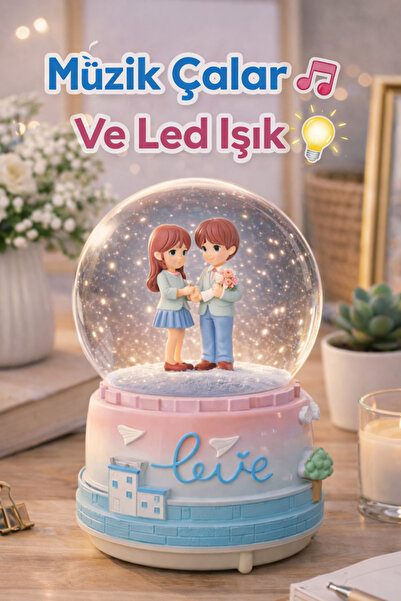 Arfseb Anne Bebek Figürlü Dekoratif Kar Küresi