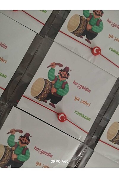 Nas Aksesuar Ramazan bayramı okul öncesi ilkokul kişiye özel hediyelik bayrak...