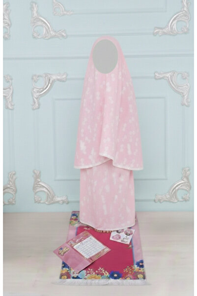 skycott Bow-Patterned Girl's Prayer Set with a Prayer Rug Box