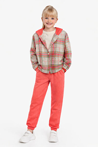 RAPAPA Πορτοκαλί καρό με κουκούλα σετ 3 τεμαχίων για αγόρια και κορίτσια – Κο...