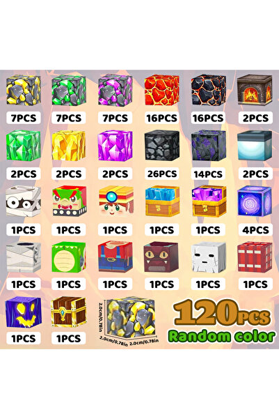 Choice مجموعة مكعبات بناء مغناطيسية مكونة من 120 قطعة أو 80/120/180 قطعة، منا...