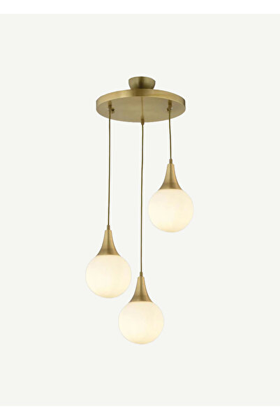 Bella Maison Ivory Sarkıt Avize Gold (70x35 cm)