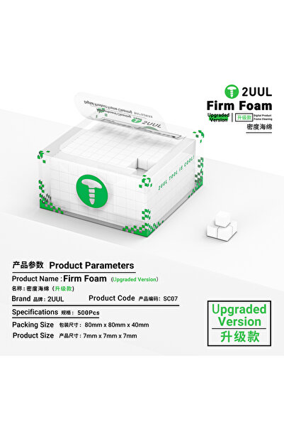 Choice SC07 2UUL SC07 Firm Foam Cleaning Cube 500pcs/Box for PCB Chip Bezel F...