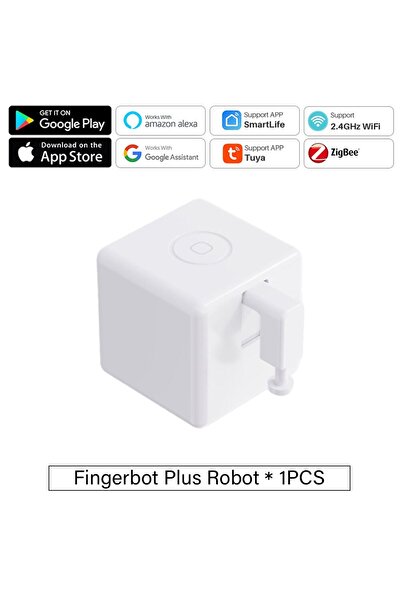 Choice روبوت Zigbee-Wh Tuya Zigbee / Bluetooth Fingerbot Plus مزود بأزرار ضغط...