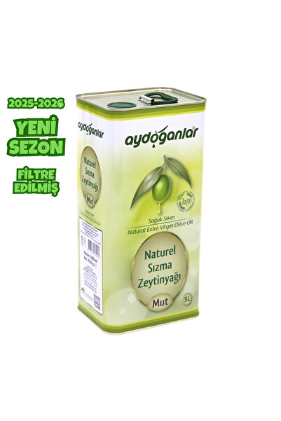Aydoğanlar Naturel Sızma Soğuk Sıkım Zeytinyağı 5 Lt