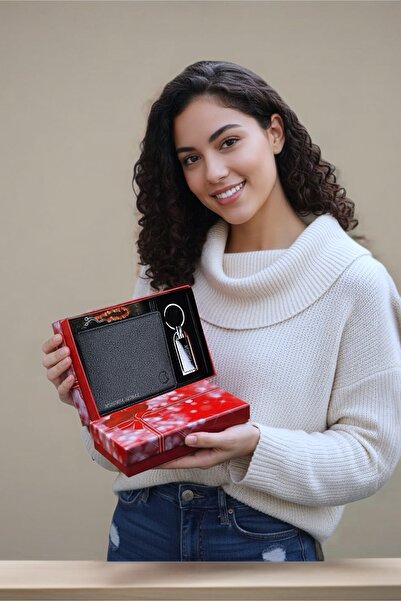 Mimodish 1.sınıf Işçilik Lüks Hakiki Gerçek Deri Fermuarlı Orta Gözlü Özel Ka...