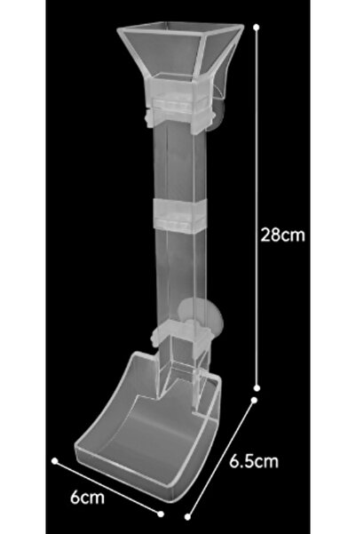 Choice أنبوب تغذية لحوض السمك بطول 28 سم، جهاز تغذية للأسماك والروبيان، أداة ...