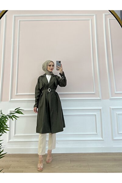 Esre Store Tesettür Trençkot Haki?