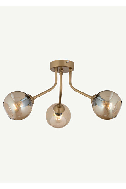 Bella Maison Jessica 3'lü Bal Camlı Avize Eskitme (50x32 cm)