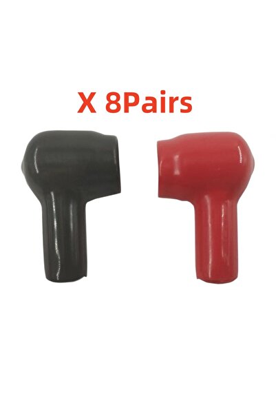 Choice أغطية PVC، 8 أزواج، أغطية أطراف البطارية، أغطية عازلة من PVC مقاومة لد...