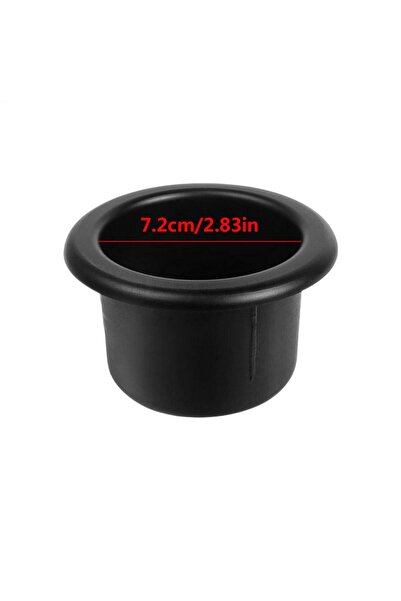 Choice Black 72mm 1PC Plastic Black Cup Water Drink Holder Recessed Ashtray M...