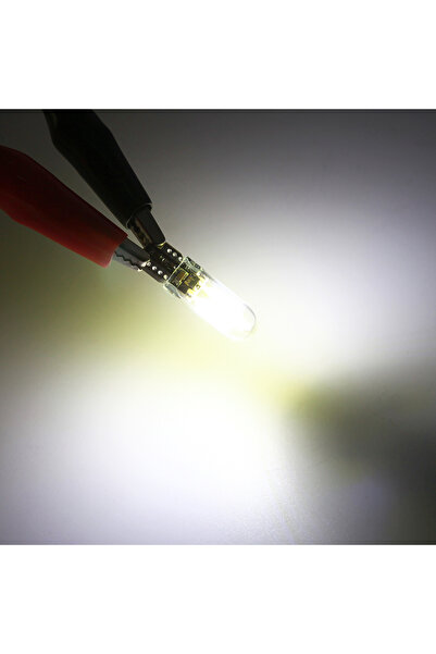 Choice مصباحان LED أبيضان من نوع T10 W5W COB زجاجي للسيارة، 194 168 LED، إضاء...