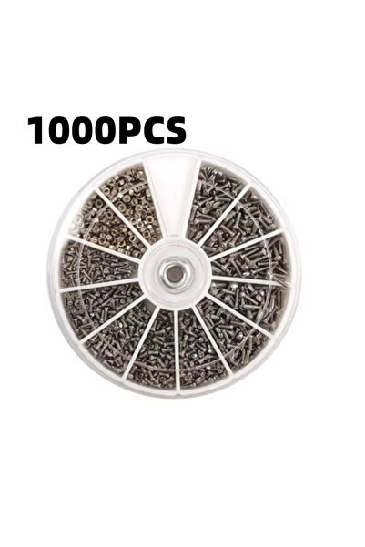 Choice 1000 قطعة براغي، طقم براغي وصواميل صغيرة 600/1000 قطعة - براغي حديدية ...