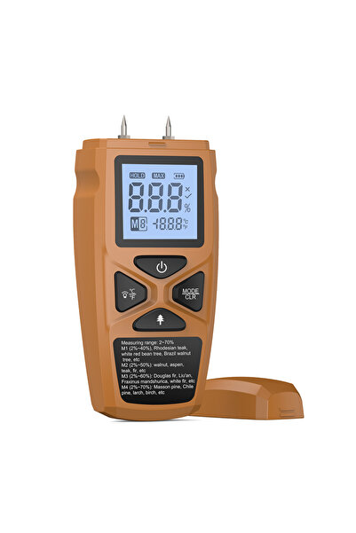Choice Champagne Digital Moisture Meter Handheld Wood Moisture Detector LCD H...