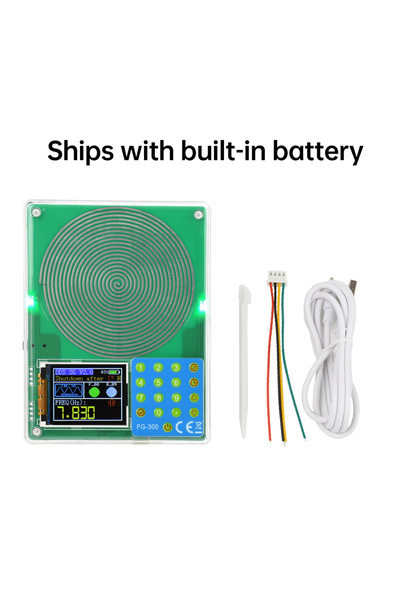 Choice بطارية مدمجة FG300 0.001 هرتز - 200 كيلو هرتز، شاشة ملونة TFT مقاس 1.8...