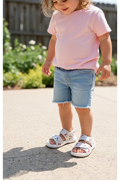 Rexba صندل بناتي بطبعة الكرز