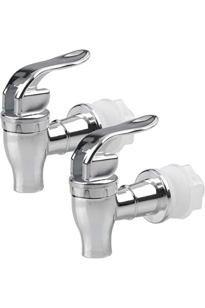 Choice Silver-2Pcs Food Grade Electroplated Plastic Beverage Faucet Cans Juic...