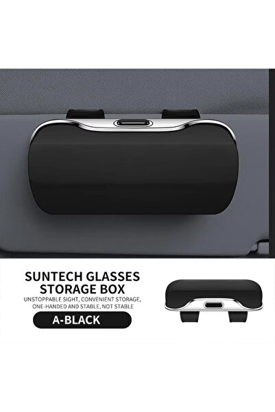 Choice B style Black Prevent Shaking Car Glasses Box Portable Car Sun Glasses...