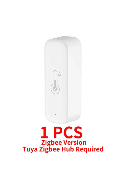 Choice مقياس حرارة ورطوبة ذكي للمنزل من Tuya بتقنية Zigbee 3.0، يعمل بتقنية W...