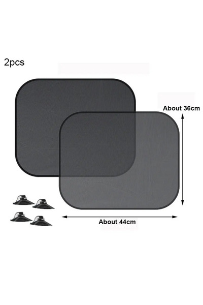 Choice قطعتان من ستائر SEAMETAL الخلفية للسيارة، ستائر جانبية للنوافذ، ستائر ...