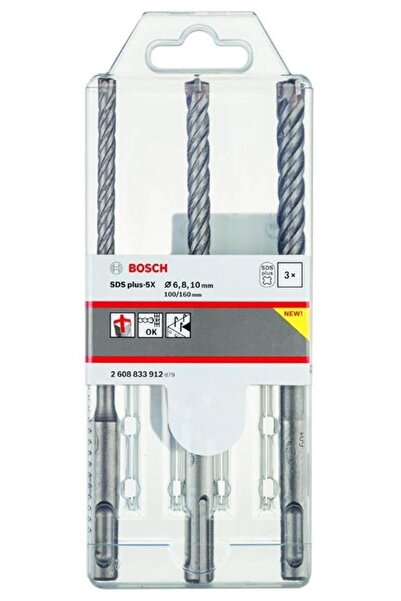 Bosch SDS Plus 5X K-Delici Ucu 6-10mm 3lü Set