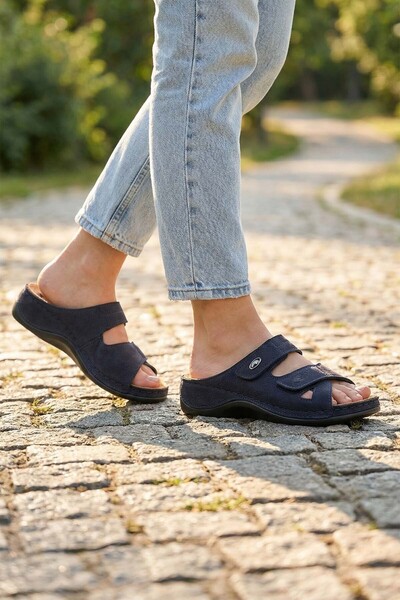 Paleng Papuci de damă reglabili 100% piele