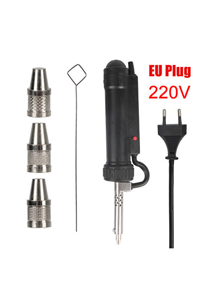 Choice جهاز إزالة اللحام الكهربائي المحمول الجديد ذو اللون الأسود، يعمل بجهد ...