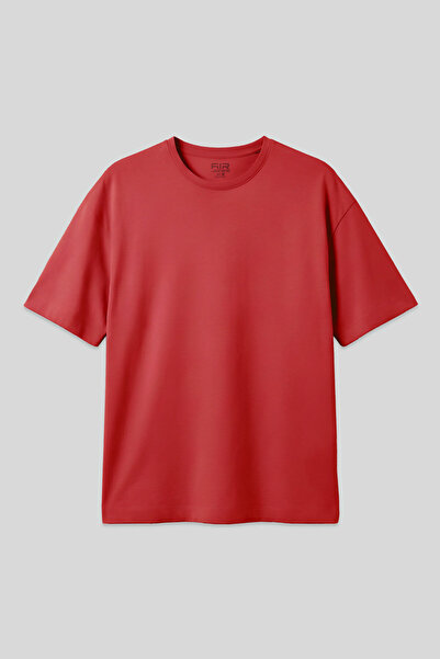 AIR JONES Ανδρικό μπλουζάκι Fiesta Cotton Thick Soft Textured Oversize Fit Ba...