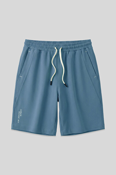 AIR JONES Ανδρικό σορτς Forest Green - Βαμβακερό, παχιά απαλή υφή, Standard F...