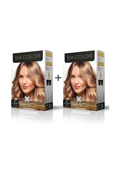 Sea Color 2'li Set Saç Boyası 8.3 Bal Köpüğü