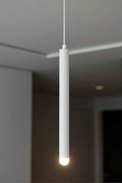 Bamyum Urni Beyaz Sarkıt Avize Sarkıt Lamba Salon Mutfak Avizeleri Pastane Ca...