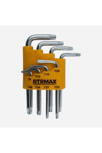 Rtrmax طقم مفاتيح توركس ألين قصيرة 8 قطع RH03853