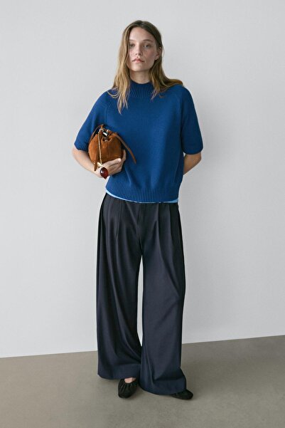 Massimo Dutti Pamuklu triko kazak